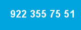922 355 75 51 922 355 75 51